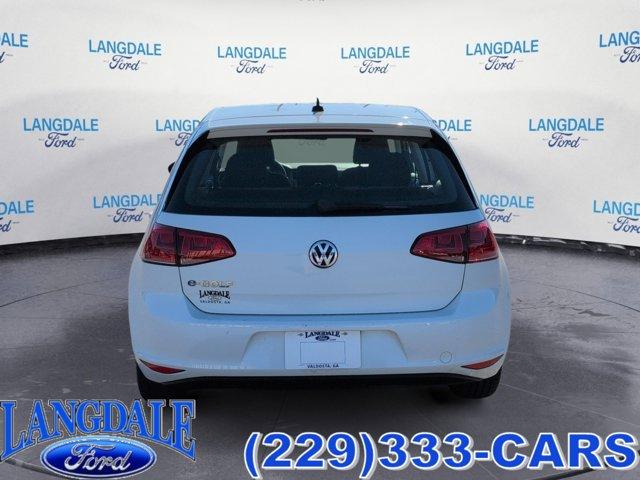 used 2016 Volkswagen e-Golf car, priced at $8,271
