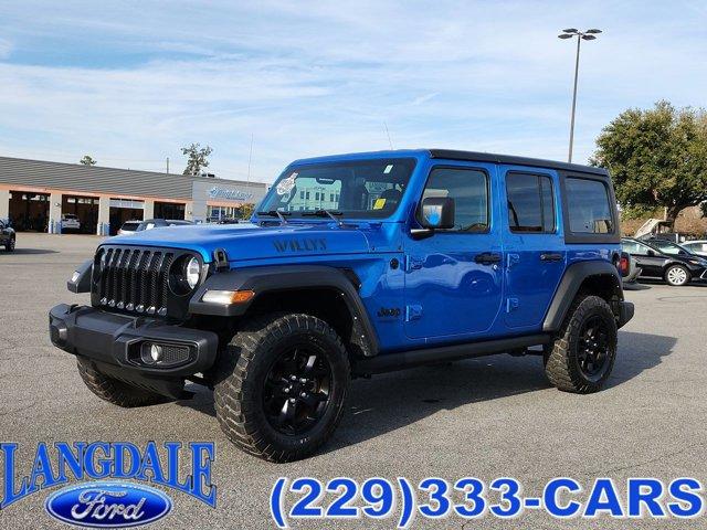 used 2021 Jeep Wrangler car, priced at $30,491