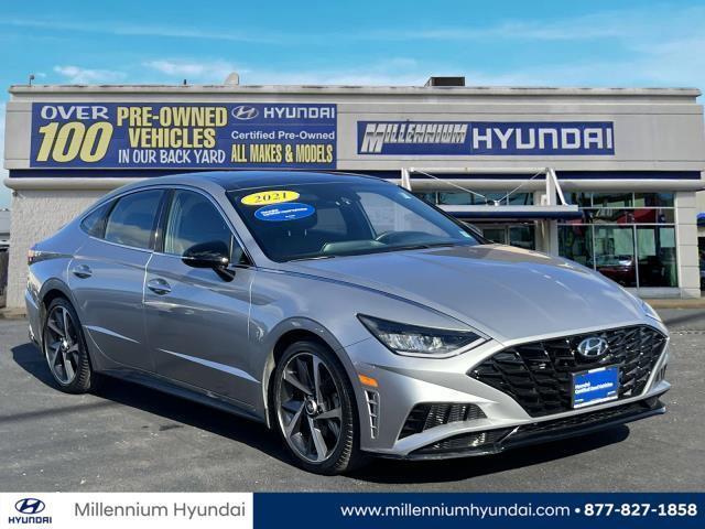 used 2021 Hyundai Sonata car, priced at $18,899