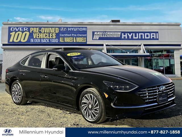 used 2023 Hyundai Sonata Hybrid car, priced at $26,599