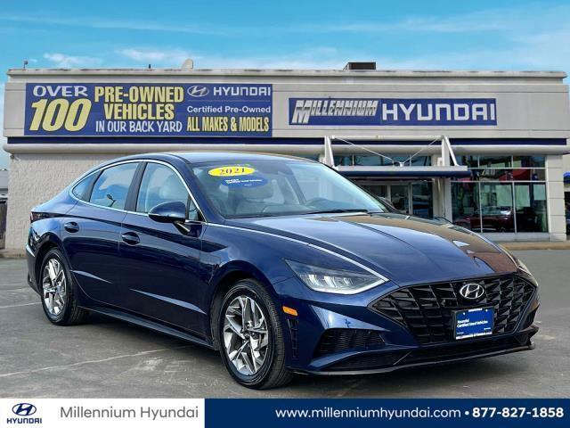 used 2021 Hyundai Sonata car, priced at $18,300