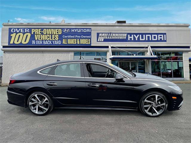 used 2021 Hyundai Sonata car, priced at $19,500