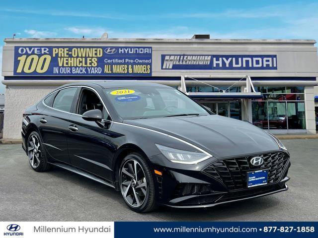 used 2021 Hyundai Sonata car, priced at $19,500