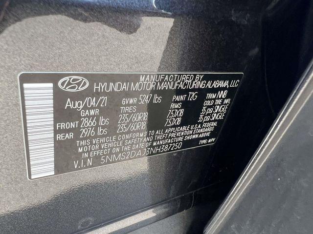 used 2022 Hyundai Santa Fe car, priced at $23,875