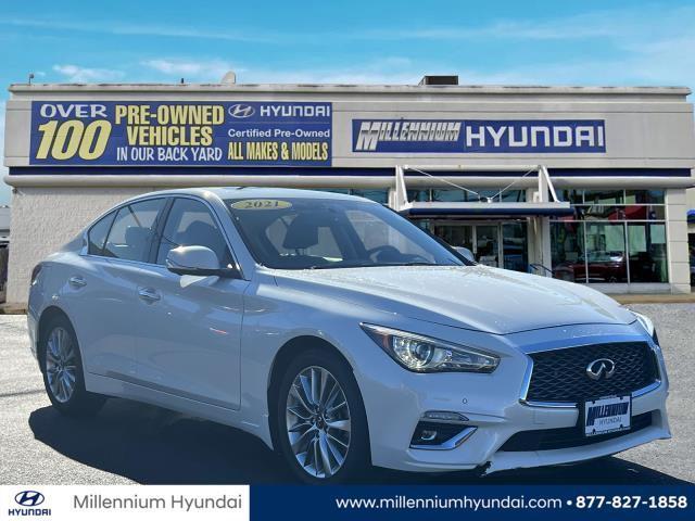 used 2021 INFINITI Q50 car, priced at $23,499