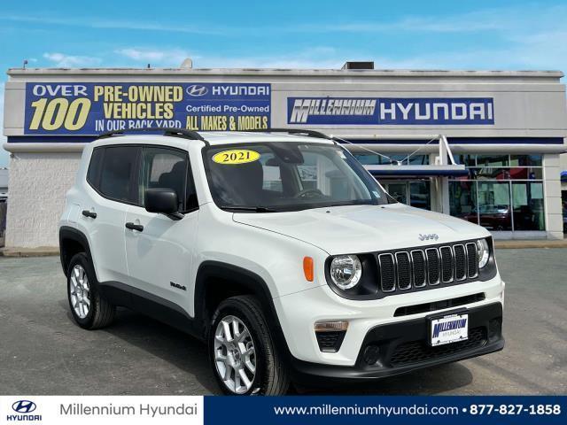 used 2021 Jeep Renegade car, priced at $15,999