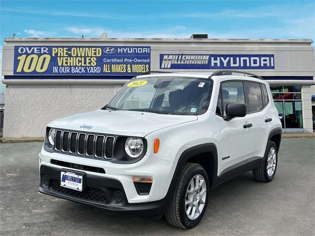 used 2021 Jeep Renegade car, priced at $15,999