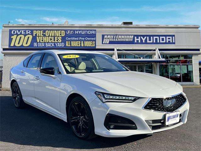 used 2021 Acura TLX car, priced at $29,498