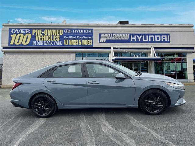 used 2021 Hyundai Elantra HEV car, priced at $20,000