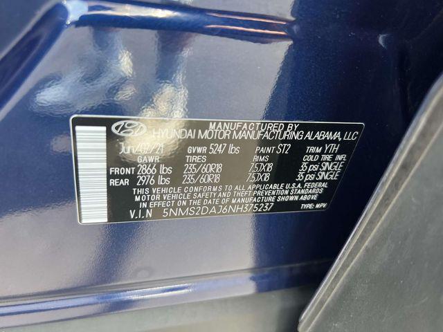 used 2022 Hyundai Santa Fe car, priced at $23,494
