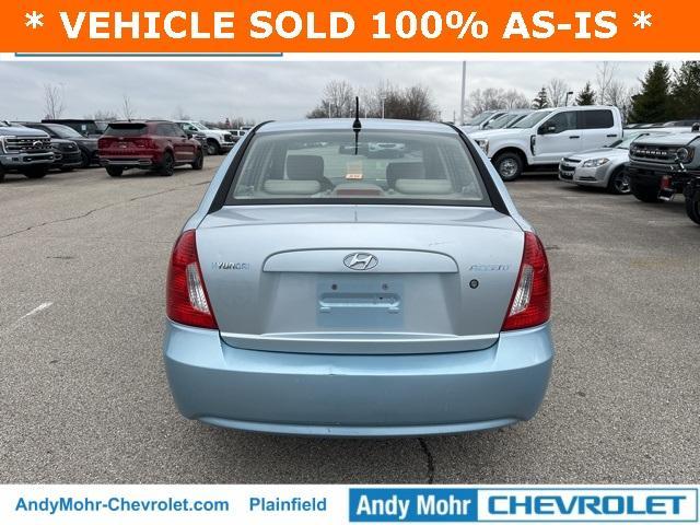 used 2006 Hyundai Accent car, priced at $2,500