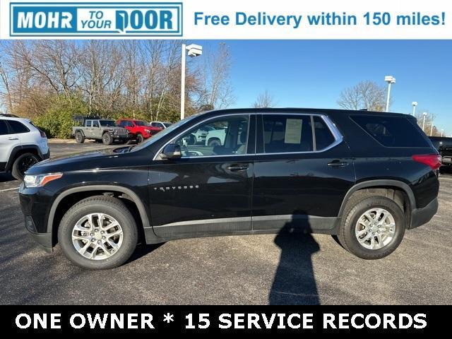 used 2021 Chevrolet Traverse car, priced at $19,300