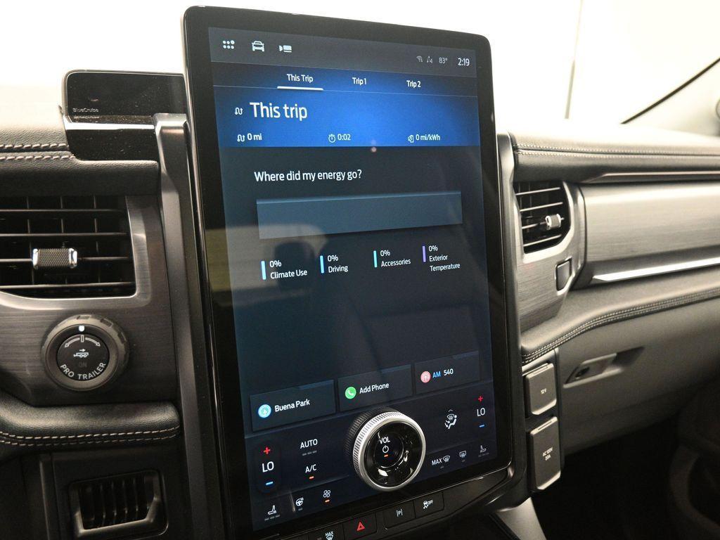 new 2025 Ford F-150 Lightning car, priced at $72,595