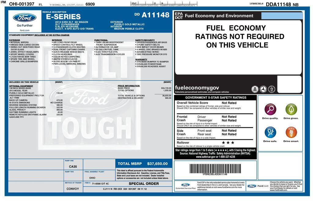 used 2013 Ford E350 Super Duty car, priced at $16,500