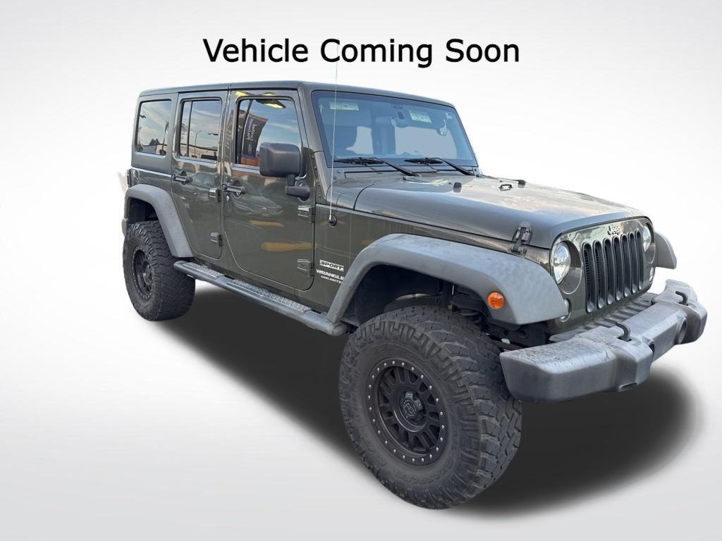 used 2016 Jeep Wrangler Unlimited car, priced at $25,000