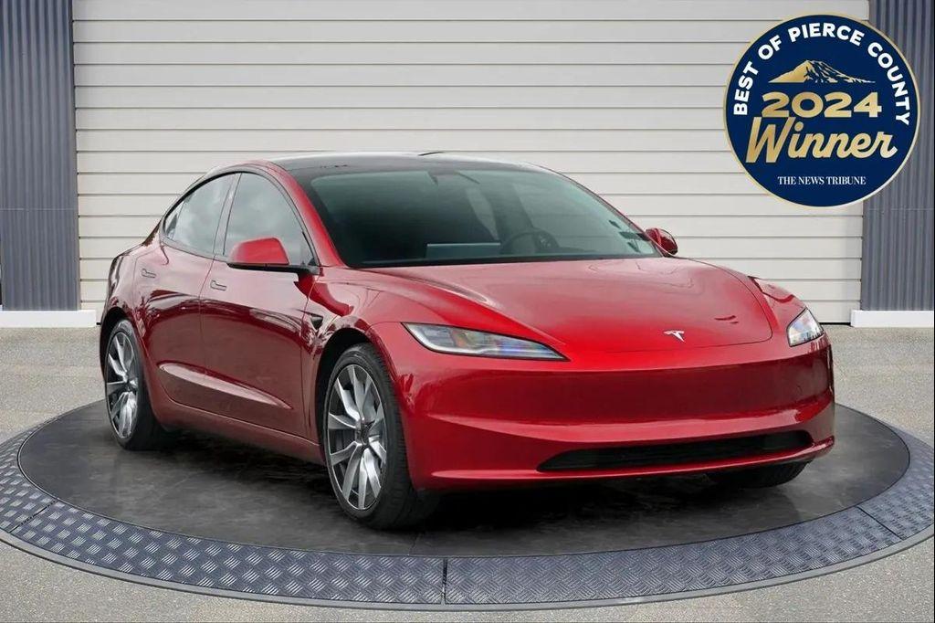 used 2024 Tesla Model 3 car, priced at $30,988