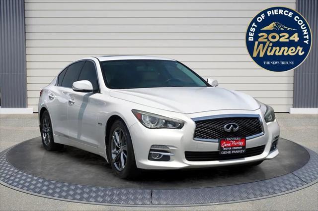 used 2014 INFINITI Q50 Hybrid car, priced at $15,388