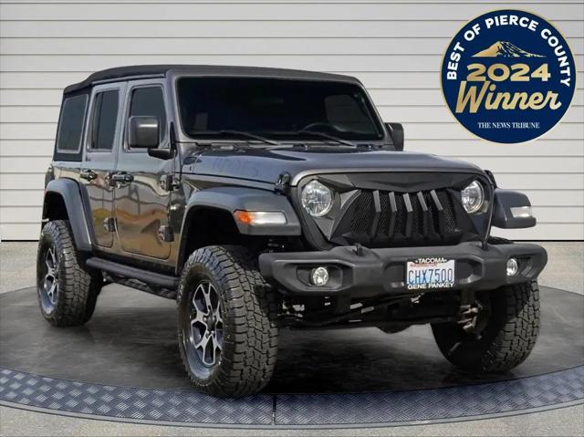 used 2018 Jeep Wrangler Unlimited car, priced at $26,888