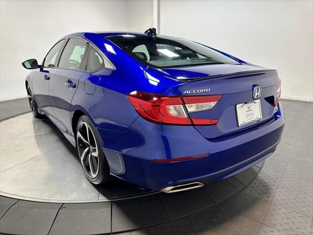 used 2021 Honda Accord car, priced at $25,500