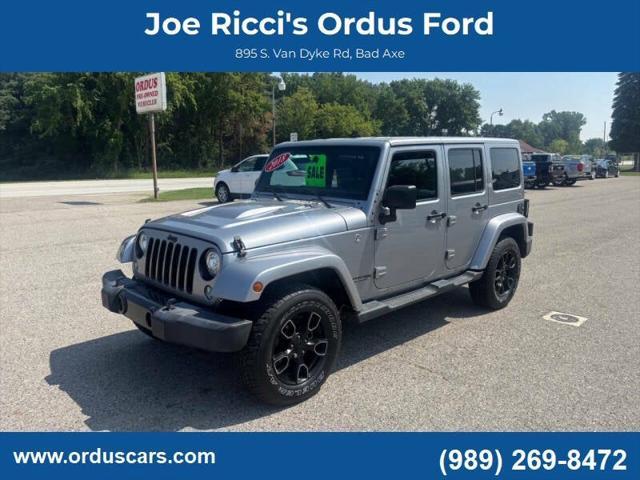 used 2018 Jeep Wrangler JK Unlimited car, priced at $19,995