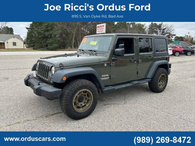 used 2015 Jeep Wrangler Unlimited car, priced at $18,995