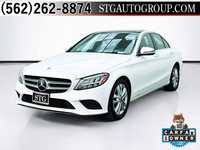 used 2021 Mercedes-Benz C-Class car, priced at $29,050