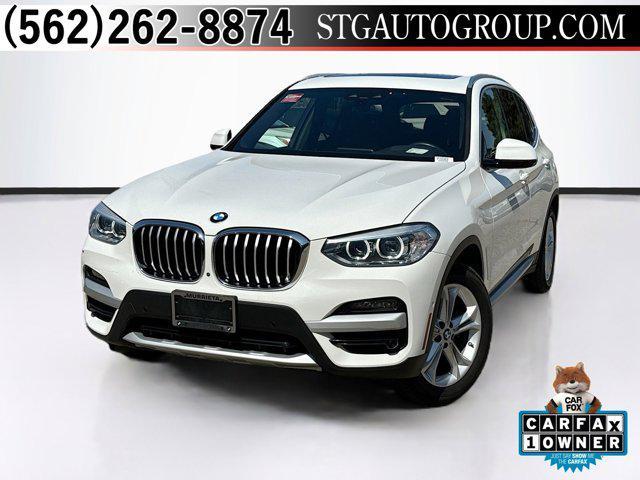 used 2021 BMW X3 car, priced at $27,500