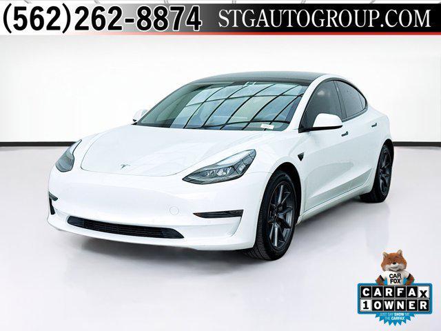used 2021 Tesla Model 3 car, priced at $20,595