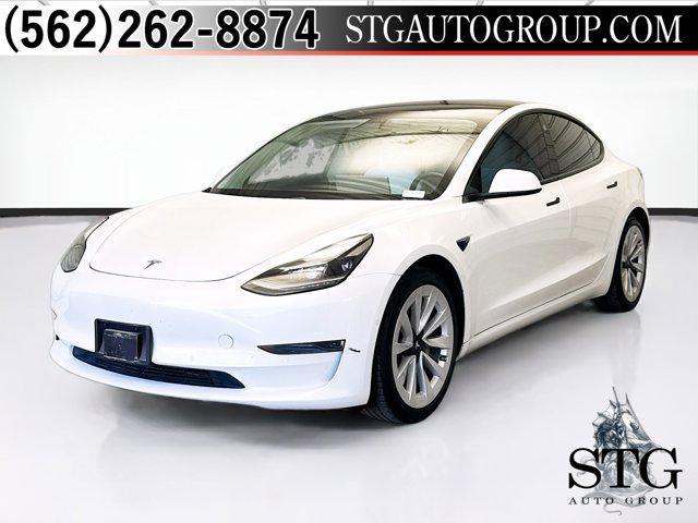 used 2021 Tesla Model 3 car, priced at $20,675