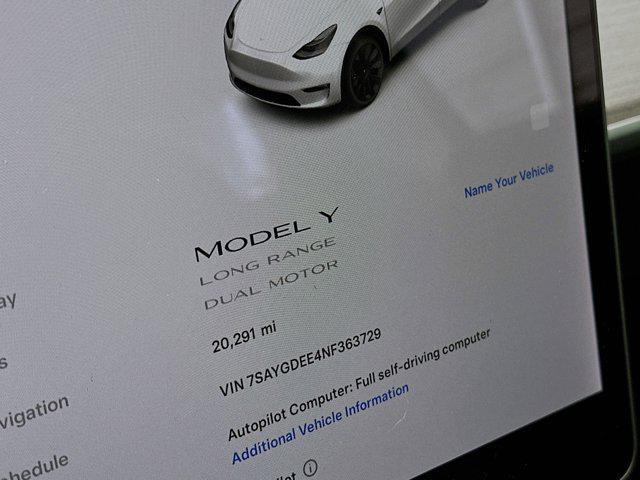 used 2022 Tesla Model Y car, priced at $30,999