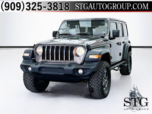 used 2018 Jeep Wrangler Unlimited car, priced at $23,877