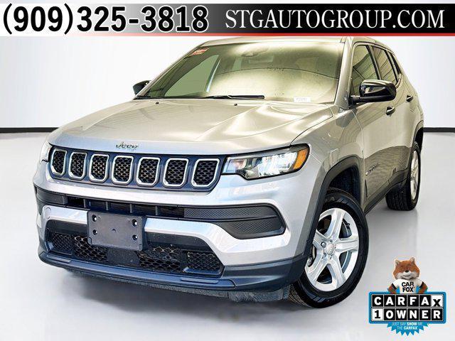 used 2023 Jeep Compass car, priced at $18,954