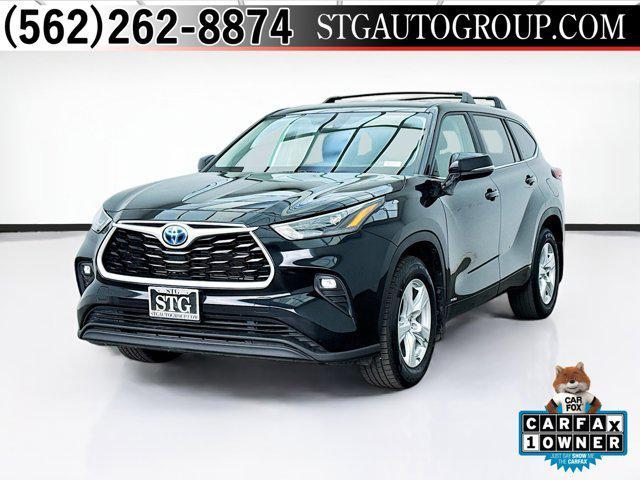 used 2023 Toyota Highlander Hybrid car, priced at $34,264