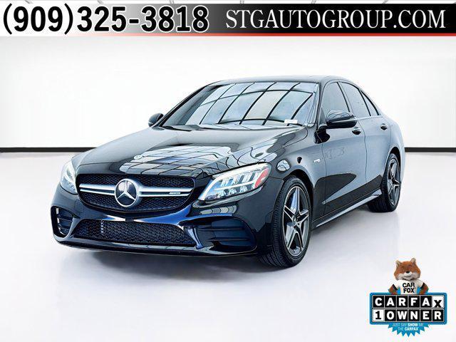 used 2021 Mercedes-Benz AMG C 43 car, priced at $35,679
