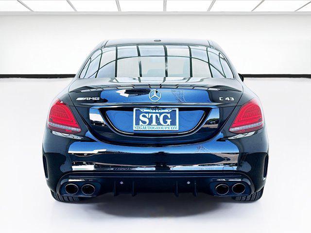 used 2021 Mercedes-Benz AMG C 43 car, priced at $35,679