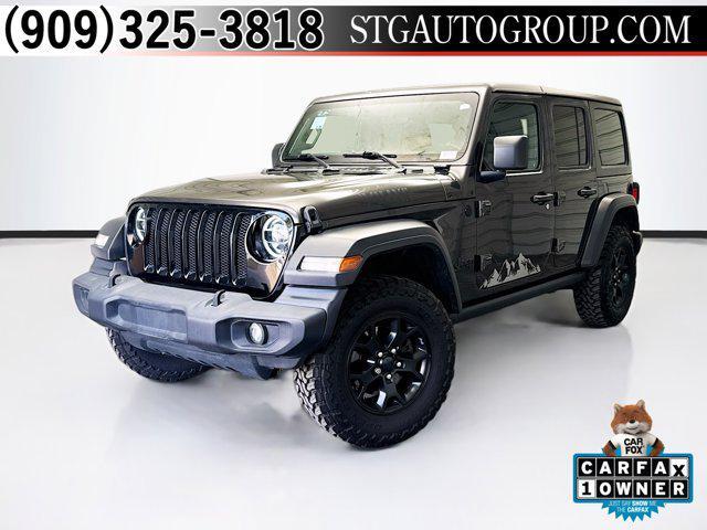 used 2020 Jeep Wrangler Unlimited car, priced at $27,888