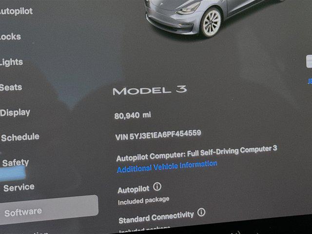 used 2023 Tesla Model 3 car, priced at $19,750