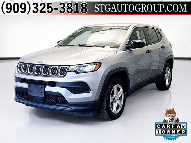 used 2023 Jeep Compass car, priced at $18,377