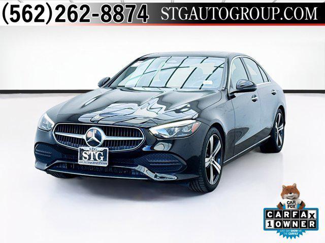used 2022 Mercedes-Benz C-Class car, priced at $28,500