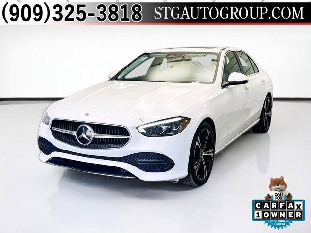 used 2022 Mercedes-Benz C-Class car, priced at $32,850