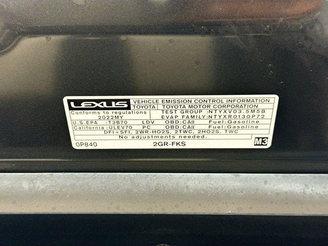used 2022 Lexus ES 350 car, priced at $35,475