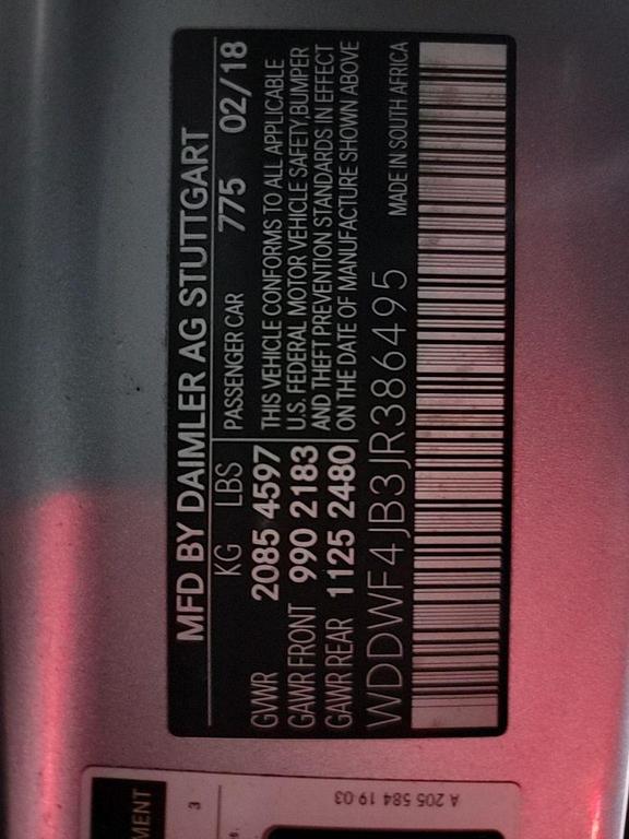 used 2018 Mercedes-Benz C-Class car, priced at $18,613