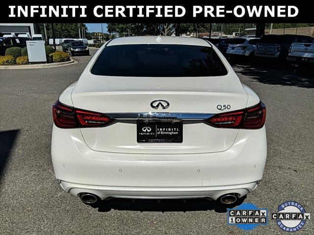 used 2022 INFINITI Q50 car, priced at $31,475