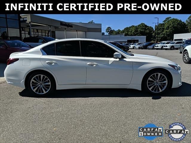 used 2022 INFINITI Q50 car, priced at $31,475