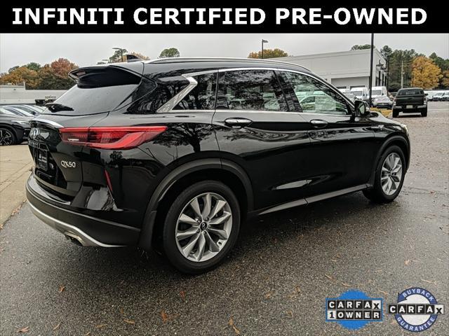 used 2021 INFINITI QX50 car, priced at $28,307