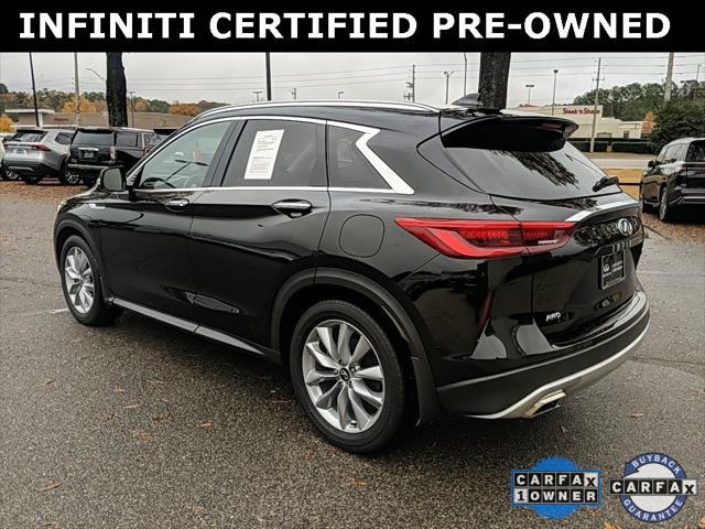 used 2021 INFINITI QX50 car, priced at $28,307