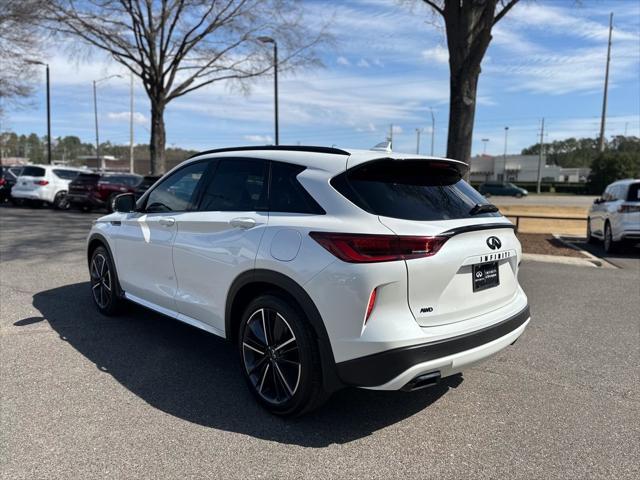 new 2025 INFINITI QX50 car, priced at $54,170