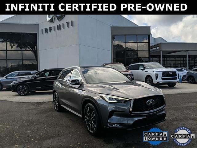 used 2021 INFINITI QX50 car, priced at $31,000