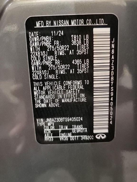 used 2025 INFINITI QX80 car, priced at $83,394