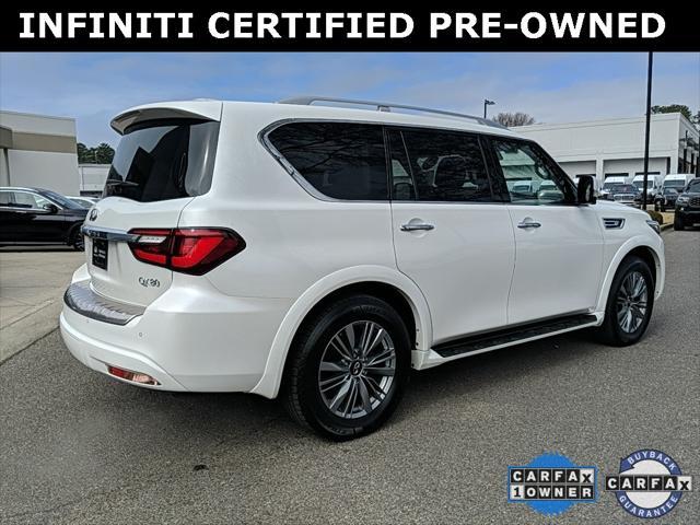 used 2021 INFINITI QX80 car, priced at $45,025